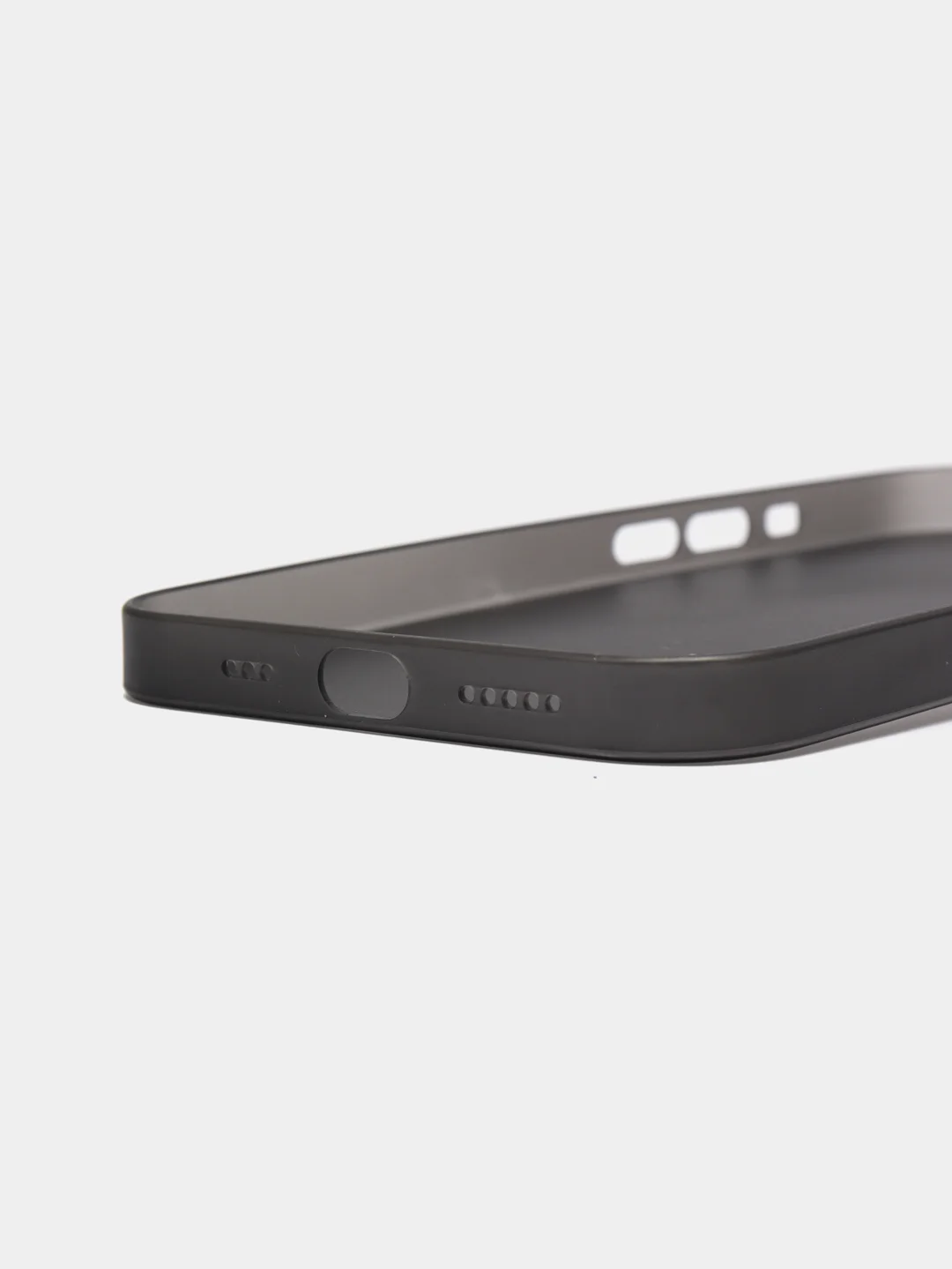 Серый ультратонкий чехол для iPhone 11, 12, 12 pro, 12 pro max, 13, 13 pro, 13 pro max