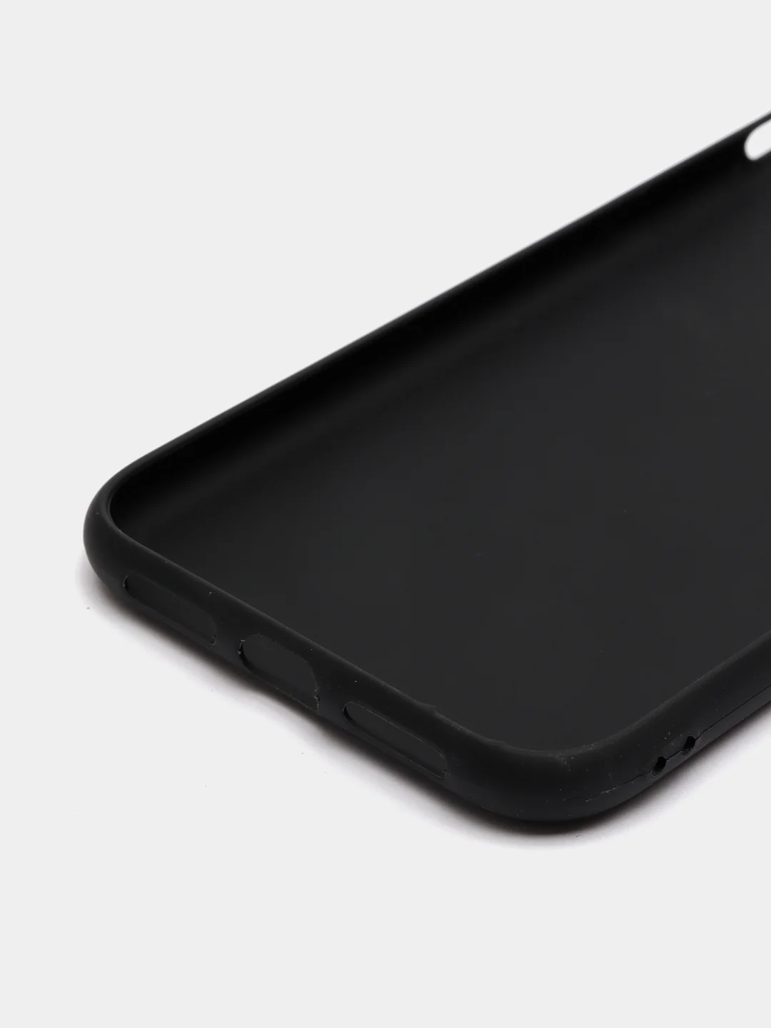 Черный силиконовый чехол для iPhone 5/5s/se, 6/6s, 7/8, 7+/8+, X/Xs, Xr