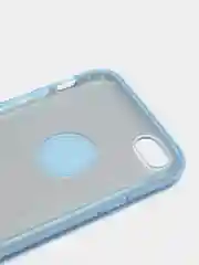 Голубой чехол для iPhone 5, 5s, se, 6, 6s, 7, 8 Plus, SE 2020, XR, X, XS