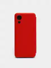 Красный чехол книжка Samsung Galaxy A03 Core с функцией подставки