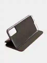 Багровый чехол книжка для Samsung Galaxy S20 FE, S20FE с функцией подставки