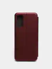 Багровый чехол книжка для Samsung Galaxy S20 FE, S20FE с функцией подставки