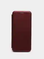 Багровый чехол книжка для Samsung Galaxy S20 FE, S20FE с функцией подставки