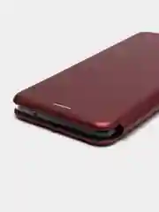 Багровый чехол книжка для Samsung Galaxy S20 FE, S20FE с функцией подставки