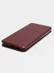 Багровый чехол книжка для Samsung Galaxy S20 FE, S20FE с функцией подставки