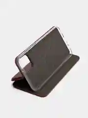 Багровый чехол-книжка для Samsung Galaxy A03 (Самсунг А03)