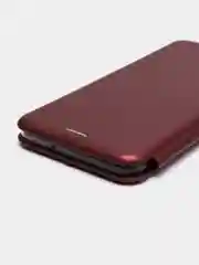 Багровый чехол-книжка для Samsung Galaxy A03 (Самсунг А03)