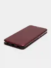 Багровый чехол-книжка для Samsung Galaxy A03 (Самсунг А03)