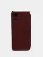 Багровый чехол книжка Samsung Galaxy A03 Core с функцией подставки