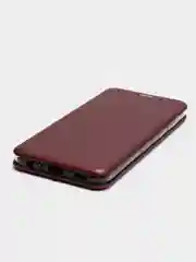 Багровый чехол книжка Samsung Galaxy A03 Core с функцией подставки