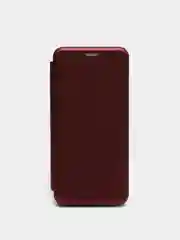 Багровый чехол книжка Samsung Galaxy A03 Core с функцией подставки