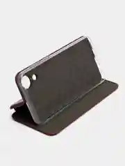 Багровый чехол книжка Samsung Galaxy A03 Core с функцией подставки