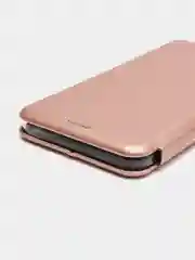 Розовый чехол книжка Samsung Galaxy A03 Core с функцией подставки