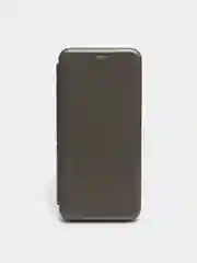 Серебряный чехол книжка Samsung Galaxy A03 Core с функцией подставки