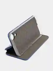 Синий чехол книжка Samsung Galaxy A03 Core с функцией подставки