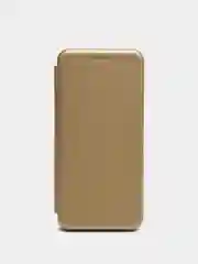Золотой чехол книжка Samsung Galaxy A03 Core с функцией подставки