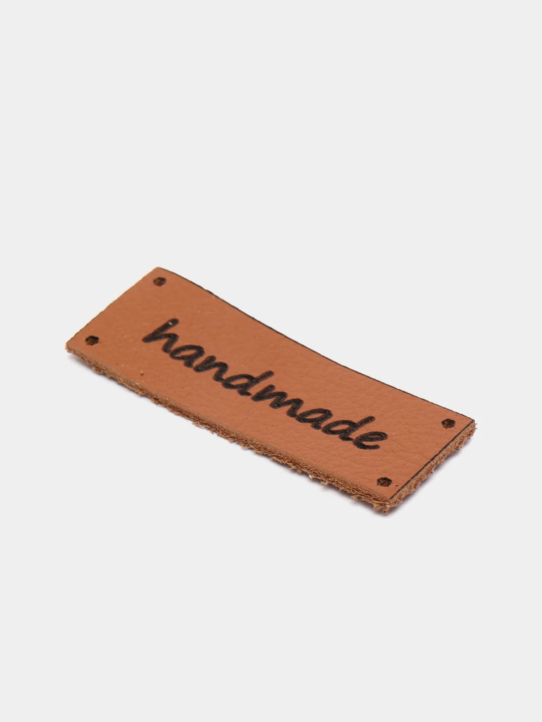 Угольный бирка-нашивка HANDMADE