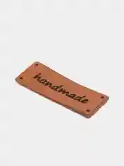 Угольный бирка-нашивка HANDMADE