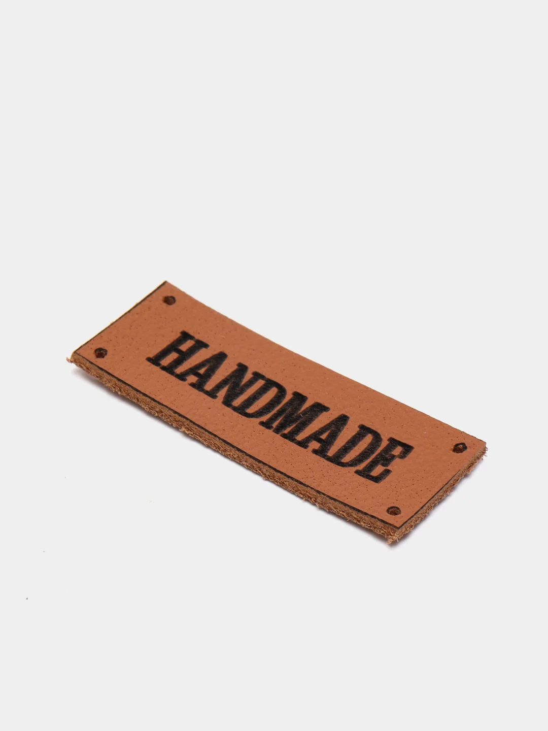 Угольный бирка-нашивка HANDMADE