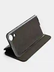 Черный чехол книжка Samsung Galaxy A03 Core с функцией подставки