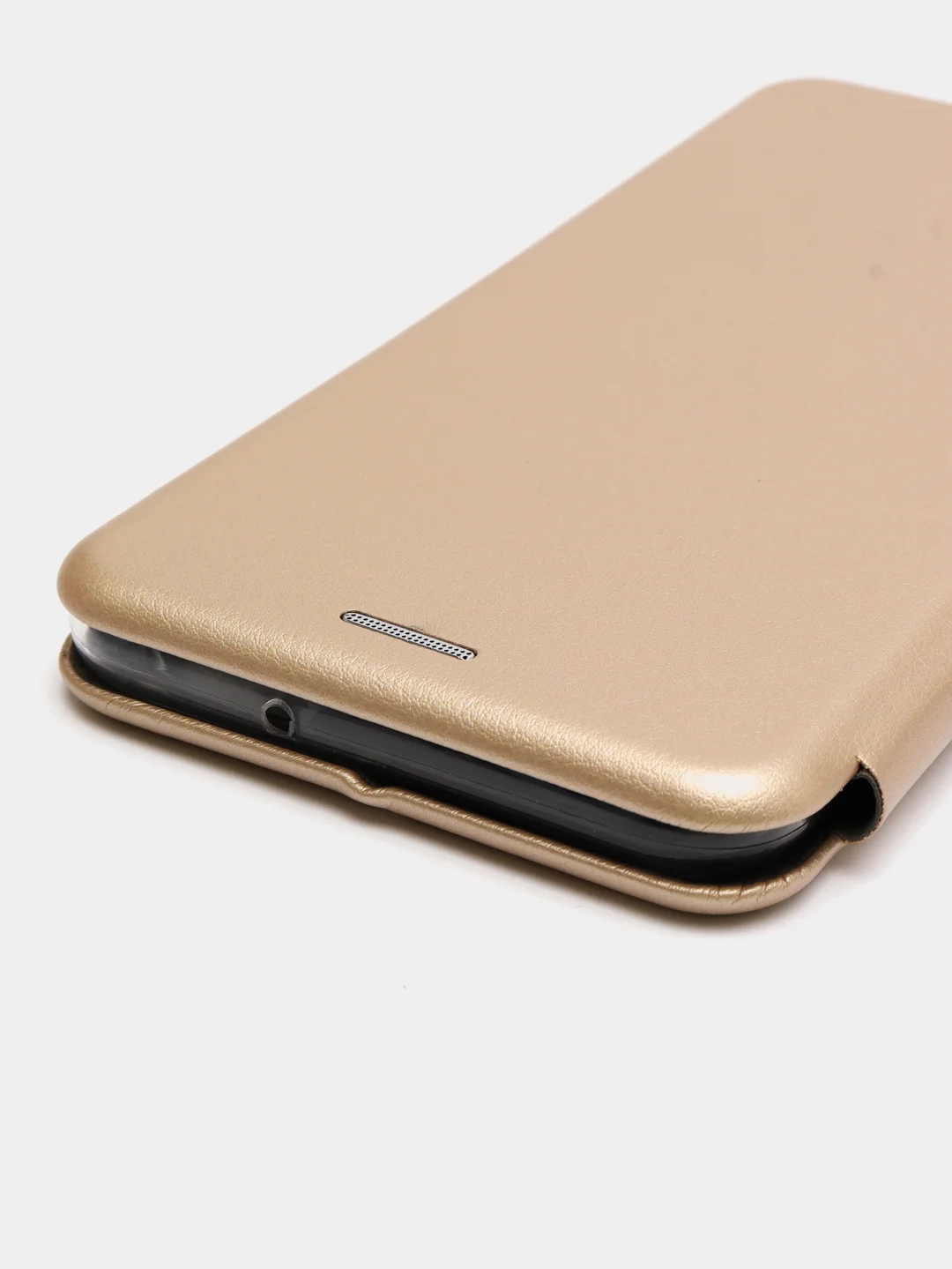 Золотой чехол-книжка для Samsung Galaxy A03 (Самсунг А03)