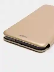 Золотой чехол-книжка для Samsung Galaxy A03 (Самсунг А03)