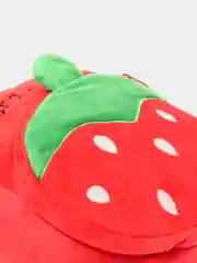 Красный детский плюшевый рюкзак