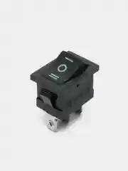 Переключатель KCD1-603-C B/3P on-off-on черный, 6A 250VAC, 3 контакта
