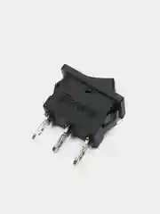 Переключатель KCD1-603-C B/3P on-off-on черный, 6A 250VAC, 3 контакта