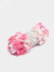 Тёмно-розовый пряжа Alize Puffy Color, петельки большие, 100 г, 9 м