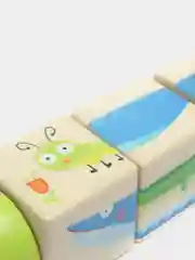 Деревянный вращающийся 3D-пазл