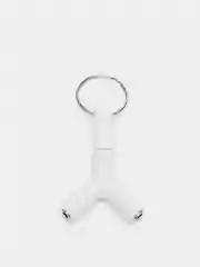 Аудио разветвитель 3.5 мм Y-образный, сплиттер mini Jack 3.5 mm. цвет белый