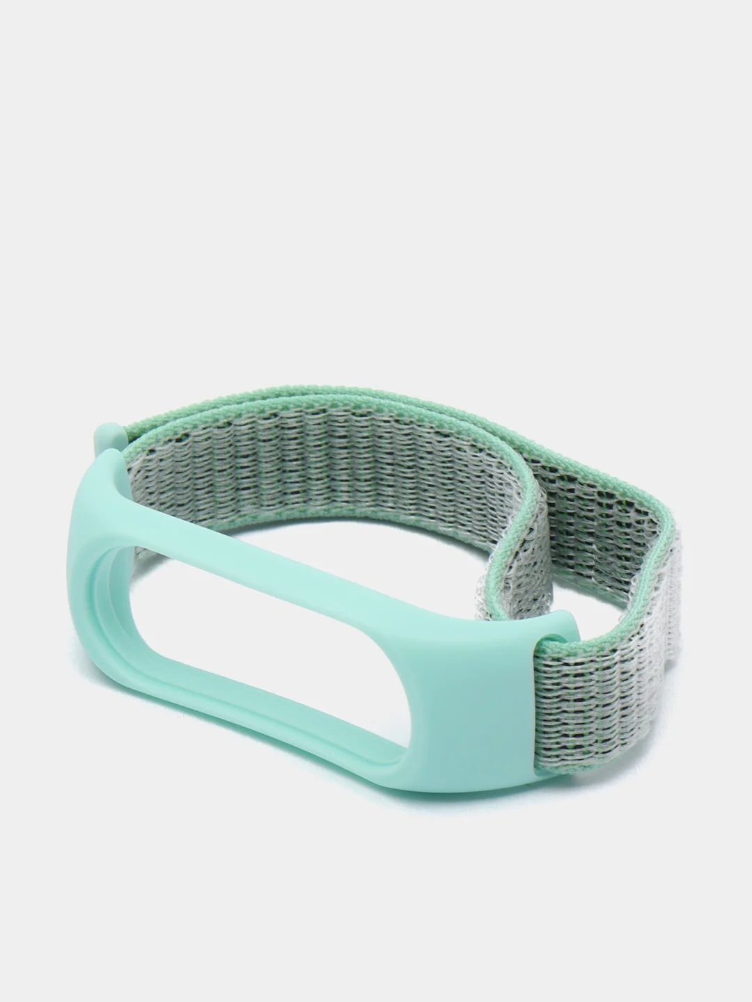 Мятный ремешок нейлоновый для Xiaomi mi band 4/5/6/7, на липучке, Сяоми ми банд