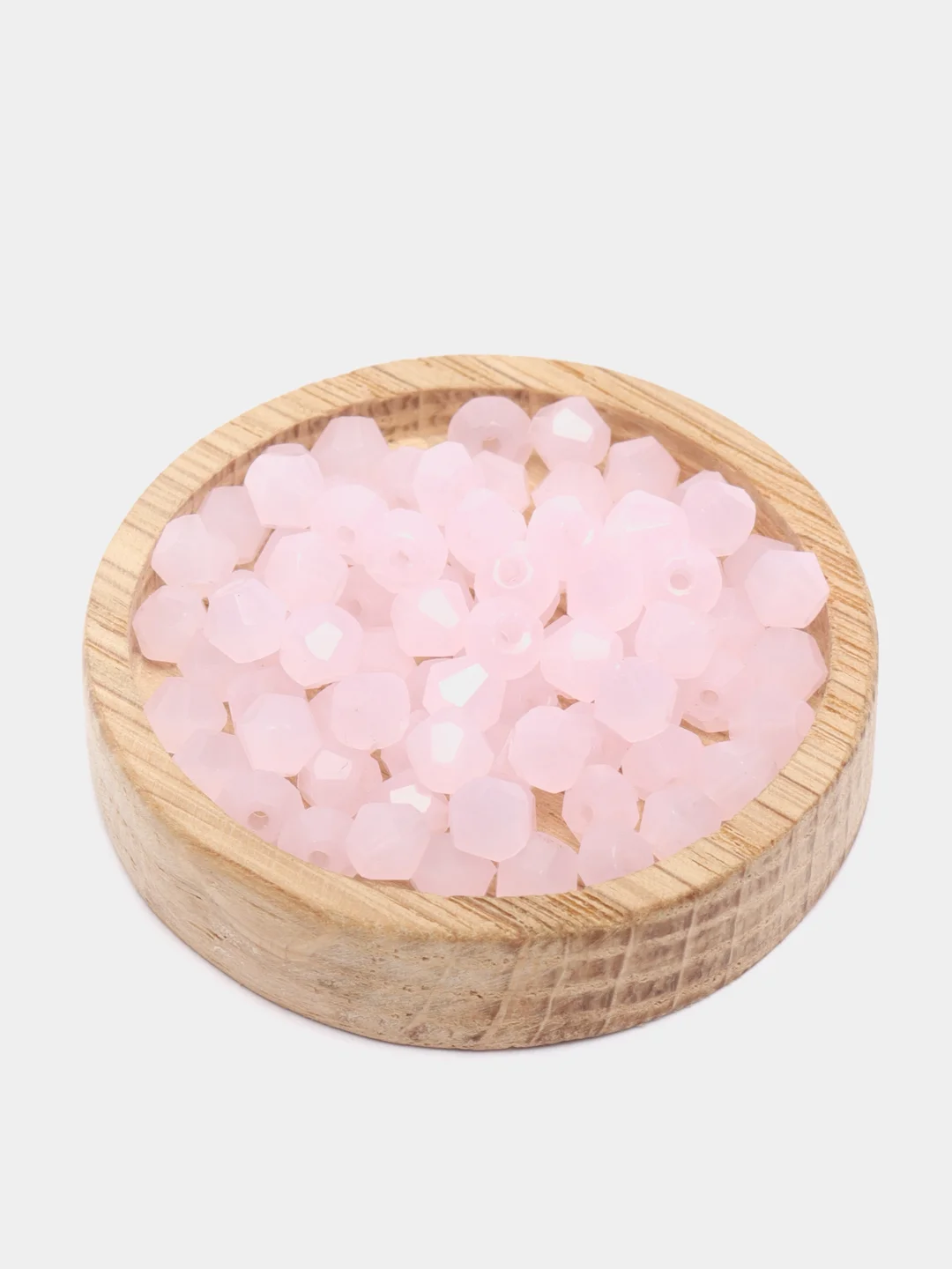 Конфетный стеклянные бусины биконусы, граненные, 4 мм, 100 шт