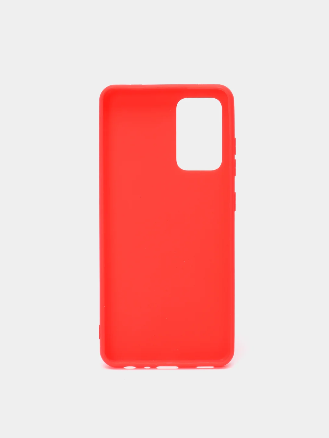 Красный чехол Samsung Galaxy A52 силиконовый матовый, цветной