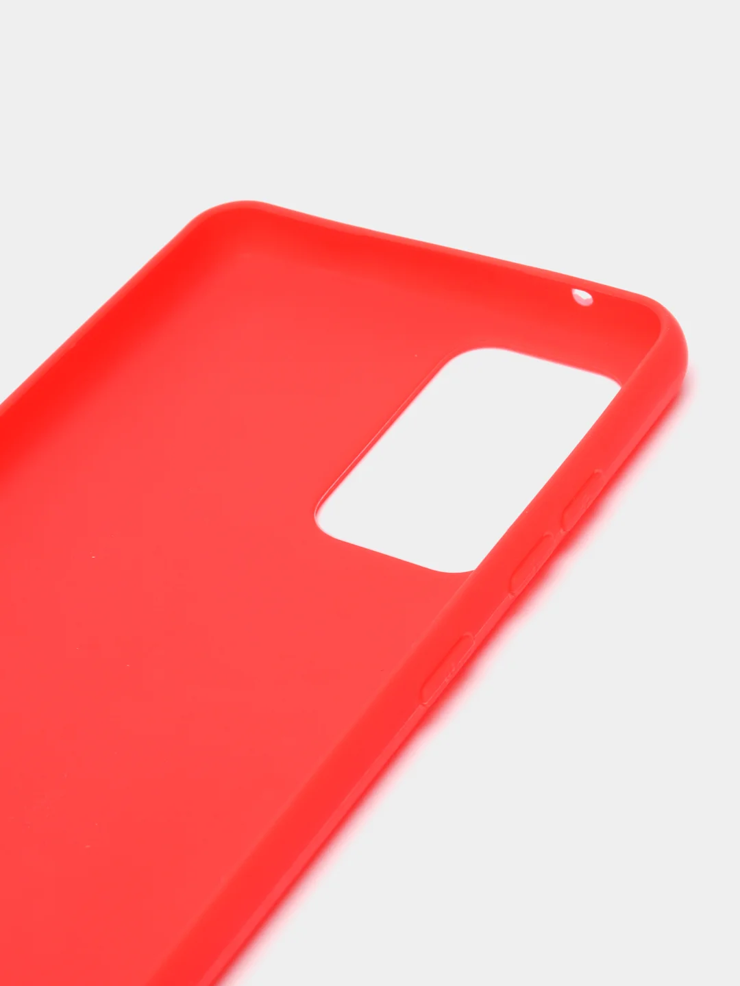 Красный чехол Samsung Galaxy A52 силиконовый матовый, цветной