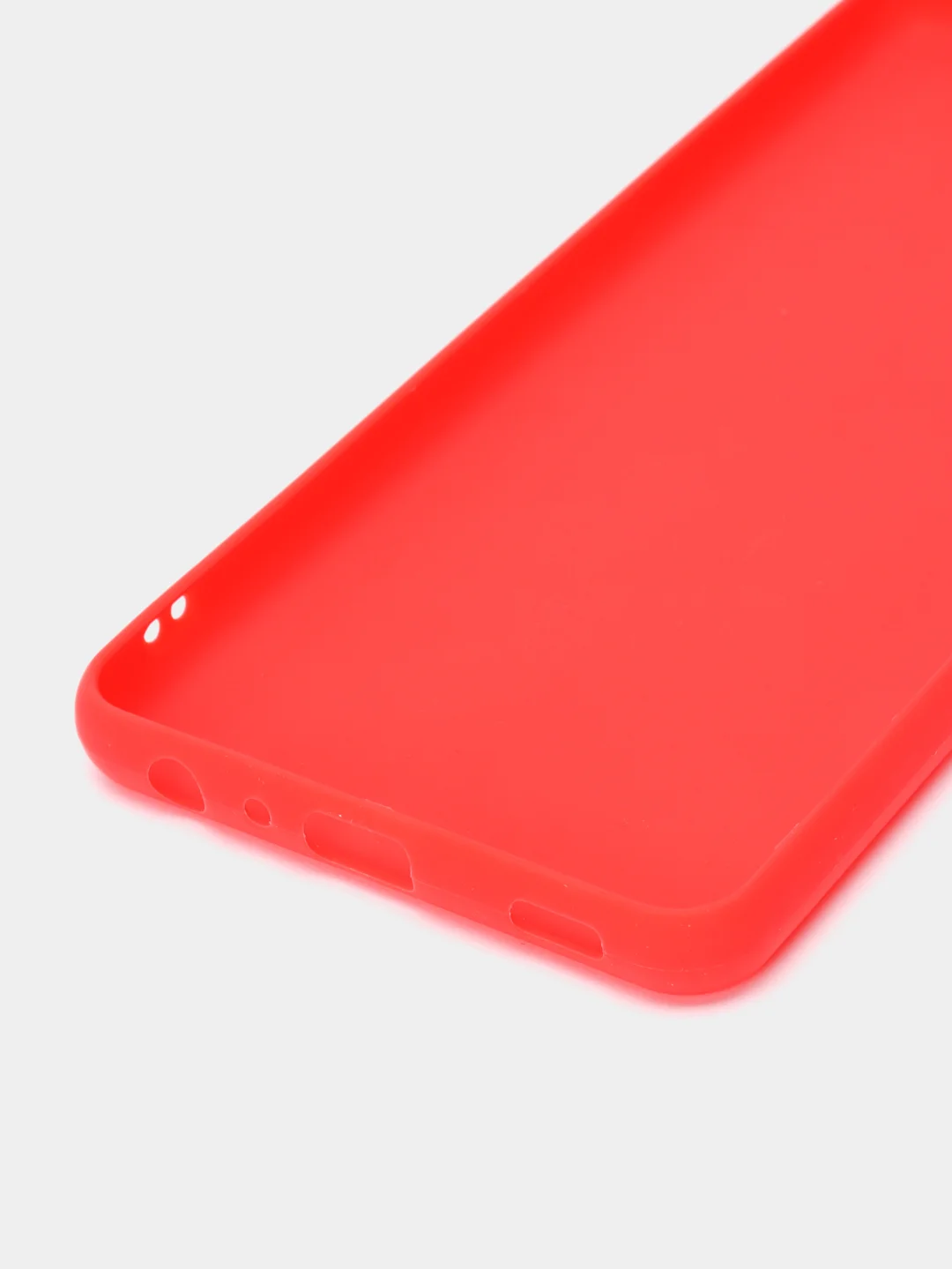 Красный чехол Samsung Galaxy A52 силиконовый матовый, цветной