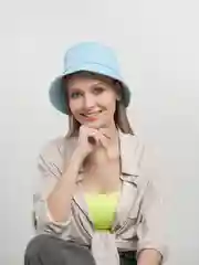 Темно-синий панама из хлопка