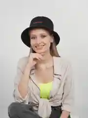 Черный панама хлопковая