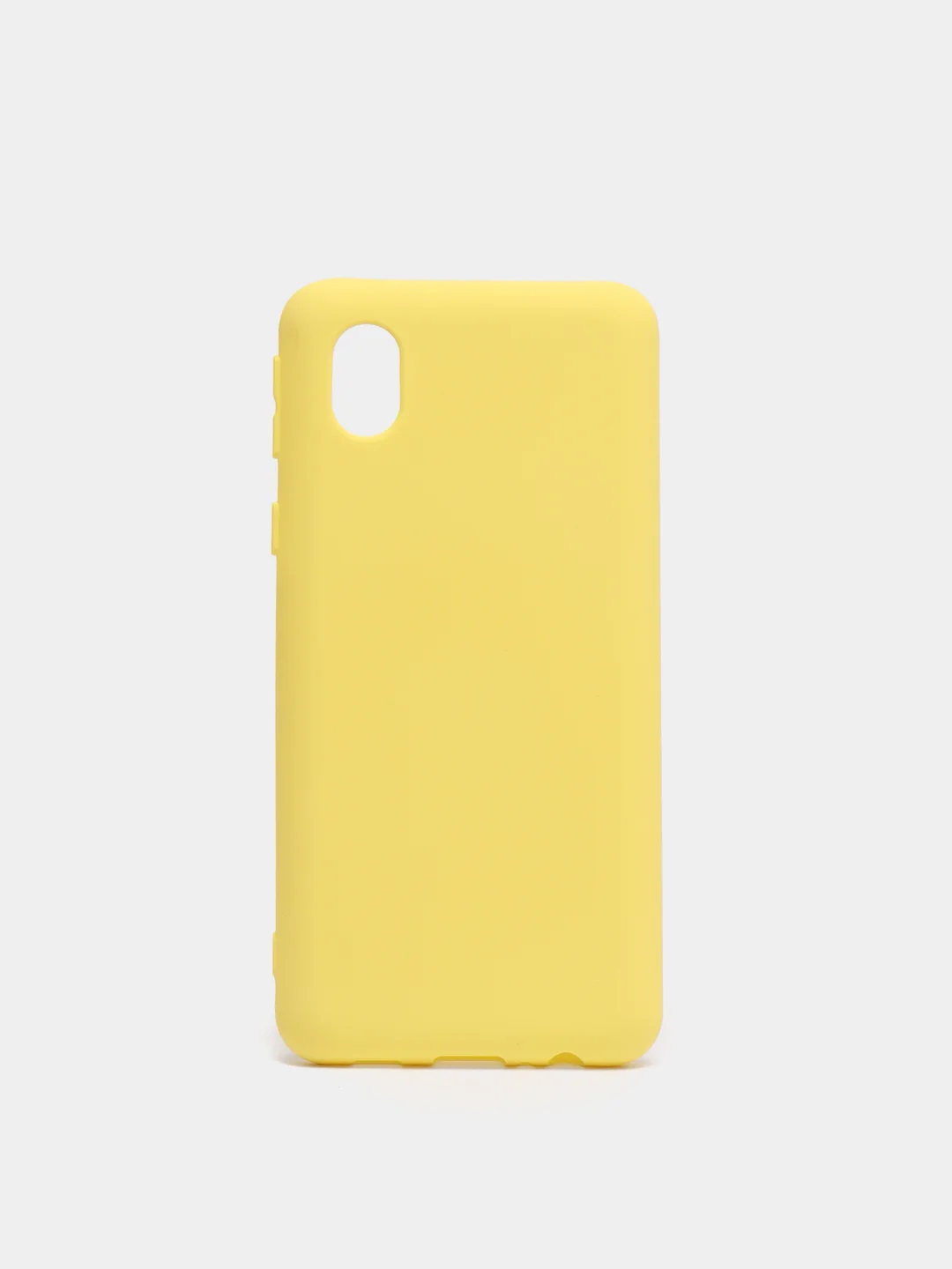 Желтый чехол Siliconе Case для Samsung A01 Core Samsung M01 самсунг А01 коре самсунг М01