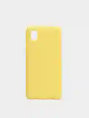 Желтый чехол Siliconе Case для Samsung A01 Core Samsung M01 самсунг А01 коре самсунг М01