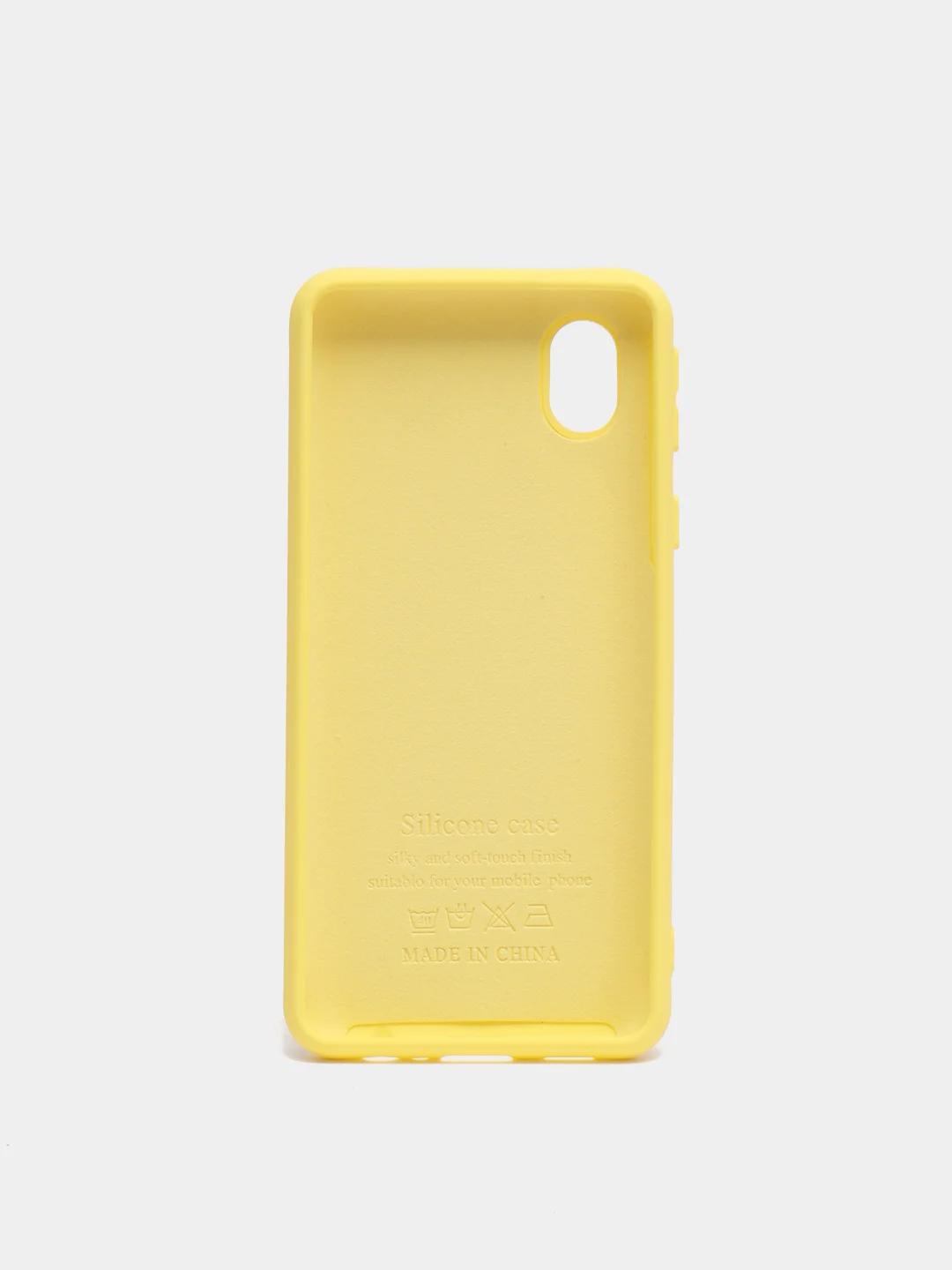 Желтый чехол Siliconе Case для Samsung A01 Core Samsung M01 самсунг А01 коре самсунг М01