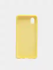 Желтый чехол Siliconе Case для Samsung A01 Core Samsung M01 самсунг А01 коре самсунг М01