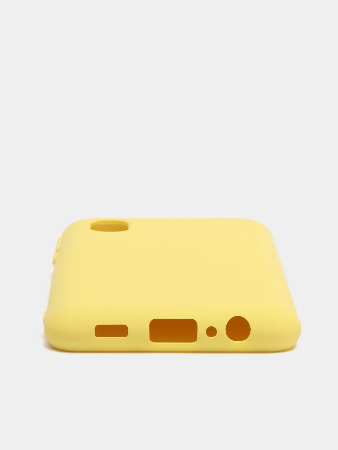 Желтый чехол Siliconе Case для Samsung A01 Core Samsung M01 самсунг А01 коре самсунг М01