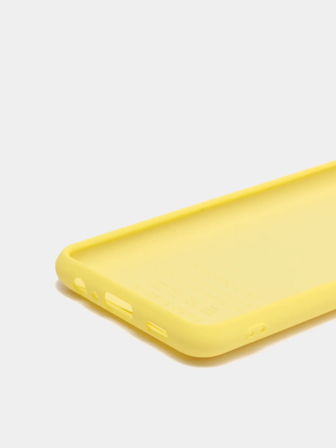 Желтый чехол Siliconе Case для Samsung A01 Core Samsung M01 самсунг А01 коре самсунг М01