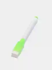 Зеленый маркер для белых досок, с губкой, на водной основе (черный стержень)
