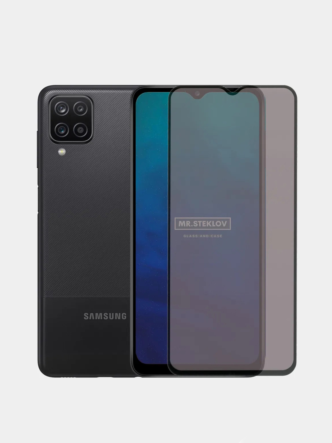 Защитное стекло для Samsung Galaxy A12 / A13 / M12 / A02S / A02 / A03S /  A03/A23 Антишпион купить по цене 169 ₽ в интернет-магазине KazanExpress