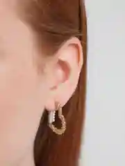 Алый серьги женские
