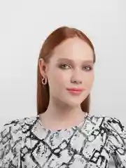 Алый серьги женские