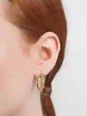 Бронзовый серьги женские